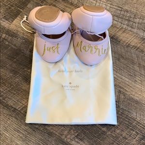 Kate Spade Just Married flats